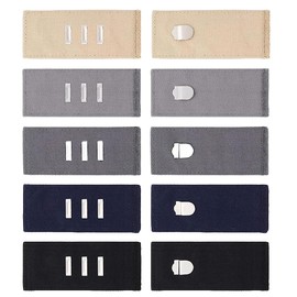 Renjzle Waist Adjuster, Waist Adjuster Button, Adjuster Hook, Waist Buckle, Pants Extension Button, Wide Waist, Wide Wide, Comfortable Comfort