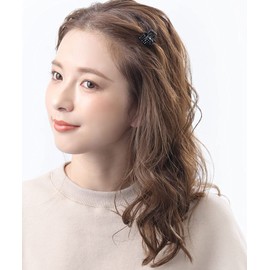 VINGTAINE H7434-BK- Mini Bijou Hair Claw Petite Hair Clip, Casual, Small, Small Gift, Gift