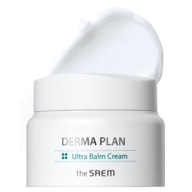 THESAEM the SAEM Derma Plan Ultra Balm Cream 60ml / 2.02oz - Ceramide and Shea Butter Intensive Hydrating and Soothing Facial Cream, Vegan and Hypoallergenic Skin Care