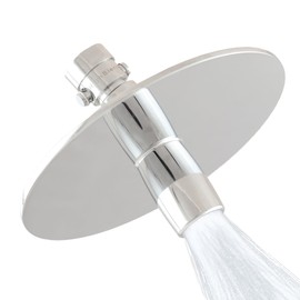 High Sierra Showerheads® - NEW Gen 3 'Reflections' All Metal High Efficiency Shower Head & Self-Heating Fogless Mirror - 1.8 GPM - Chrome Finish