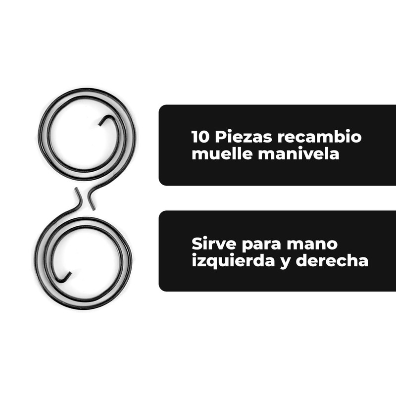 Arco Replacement Springs, Pack of 10, Door Handle Replacement Springs: