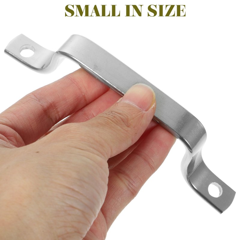 Kichvoe 1 Set Stainless Steel Pot Handles Replacement Metal Pot