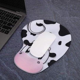 EBTOOLS Alfombrilla de Descanso de Manos de Gel de Sílice Ovalada, Alfombrilla de Ratón Ergonómica Encantadora Soporte de Muñeca de Gel Oficina Gaming Notebook Computadora de Escritorio