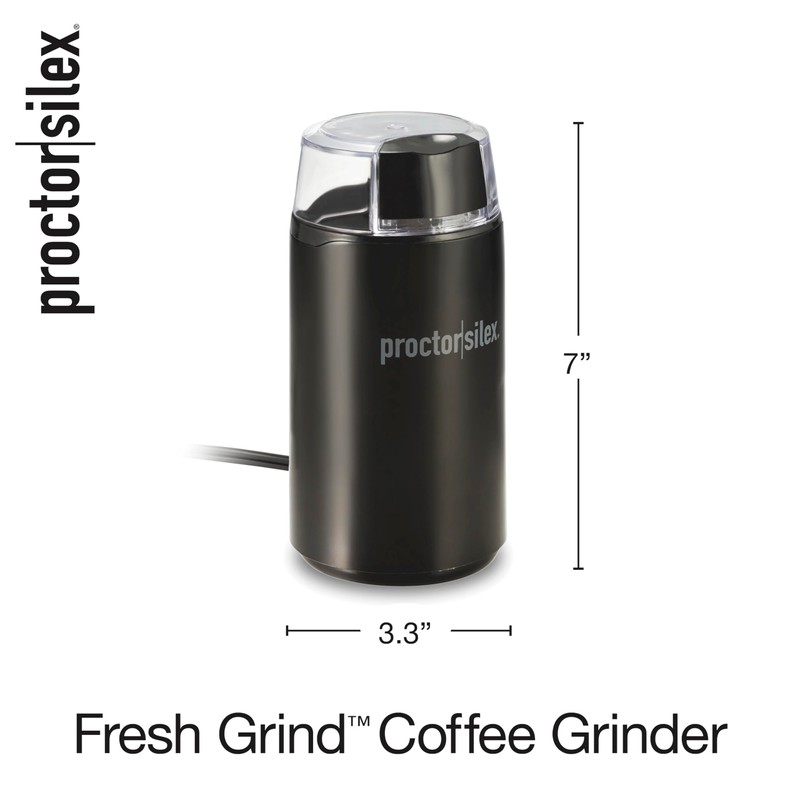 Proctor Silex Electric Coffee Grinder for Beans, Spices and More,