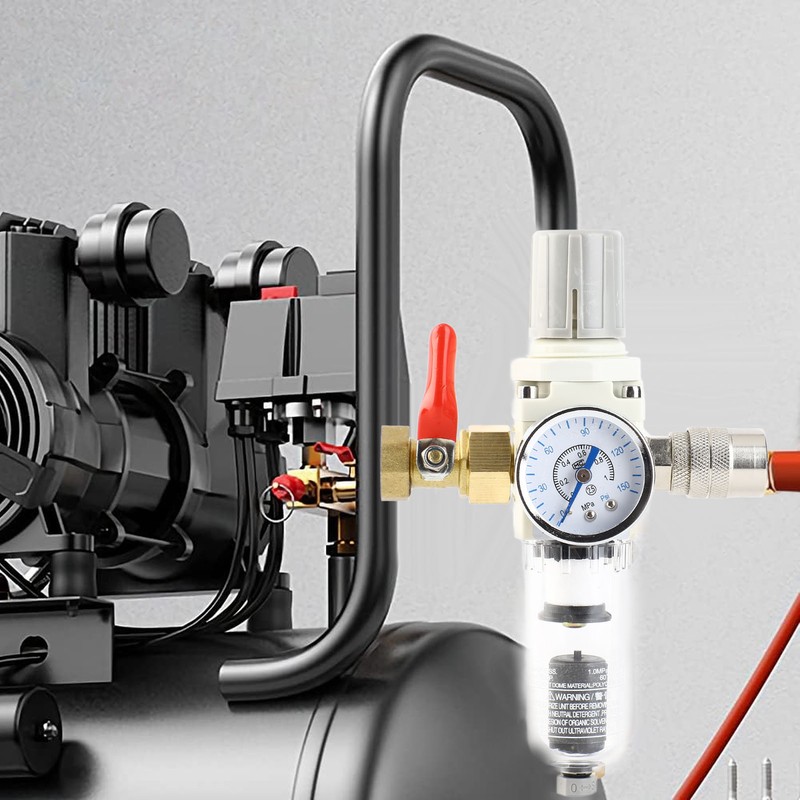 Auto Drain Air Line Filter 1/2in NPT Inlet Air Compressor