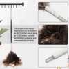 Ostrich Feather Duster Pole 28 to 72 Inch,Extendable Feather Duster