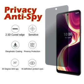 Ytaland Privacy Screen Protector for Celero 5G Plus - 2 Pack Anti Spy Tempered Glass Film Cover