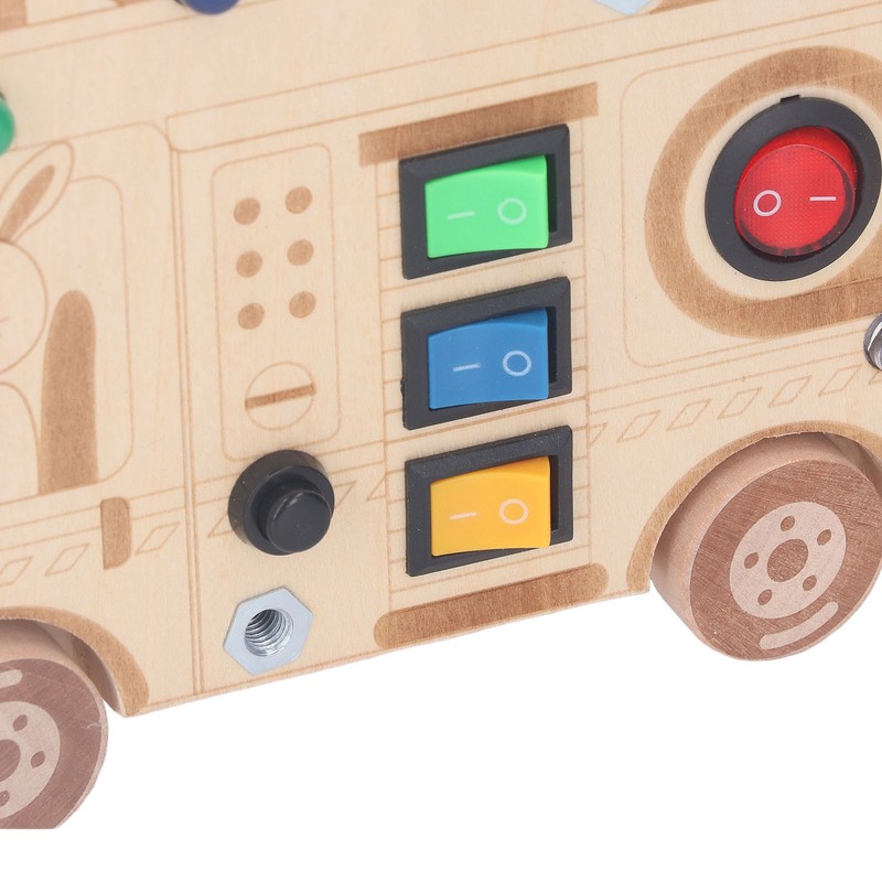Light Up Switch Sensory Toy Simulation Learning Traffic Rules Exercise