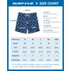SURF CUZ Mens Swim Trunks with Compression Liner Quick Dry