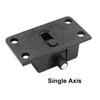 Litoexpe 2 Pair Sliding Cabinet Door Hardware, ABS Single Wheel