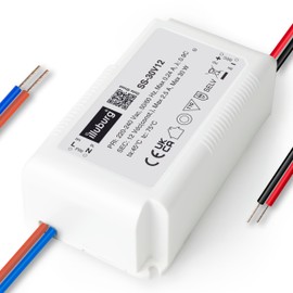 illuburg illuburg LED Trafo 12V 30W Flackerfrei fr LED Strip G4 GU5,3 Einbau LED Netzteil Treiber Transformator Driver