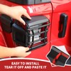 RAZPOY JL Tail Light Covers, Rear Light Lamp Guards Trim