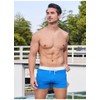 Swimwear Men Swimsuits Swim Brief Bikini Square Cut Trunks Bathing