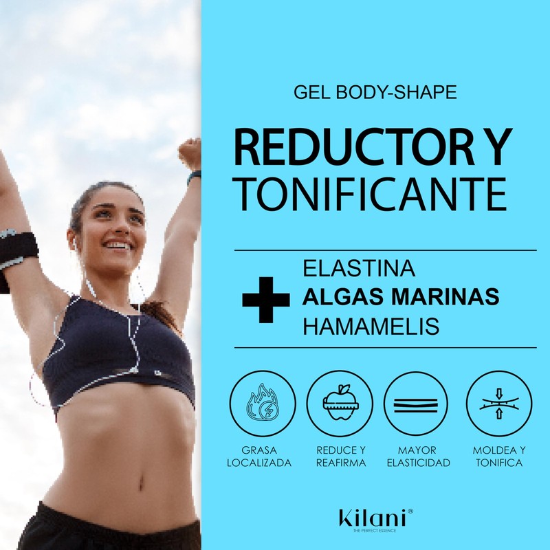 Gel Corporal Tonifica + Reduce - Algas Marinas, Elastina y