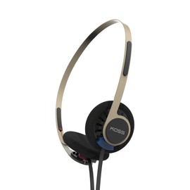 Koss KPH40 Utility - Auriculares intrauditivos, Sistema de Cable Intercambiable Desmontable, diseño Ultraligero (Rhythm Beige)