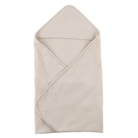 Muslin 100% Cotton Baby Towel Hooded Bath Towels for Babies Infant Toddler Soft Towel Newborn Boys Girls 33.5”×33.5” (2PACK(Pink+Beige))