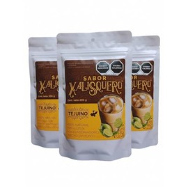 XALISQUERO Tejuino en Polvo pack 200g cada uno | Bebida Tradicional de Jalisco | Preparación Fácil con Piloncillo y Maíz | Sin Conservadores Artificiales (12, Caja 12)