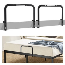 Mattress Slide Stopper, Extra Tall Non-Slip Mattress Gripper Retainer Bar, Mattress Holder for 1.5 "x 2" Metal Bed Frame to Prevent Sliding (2 Pack)