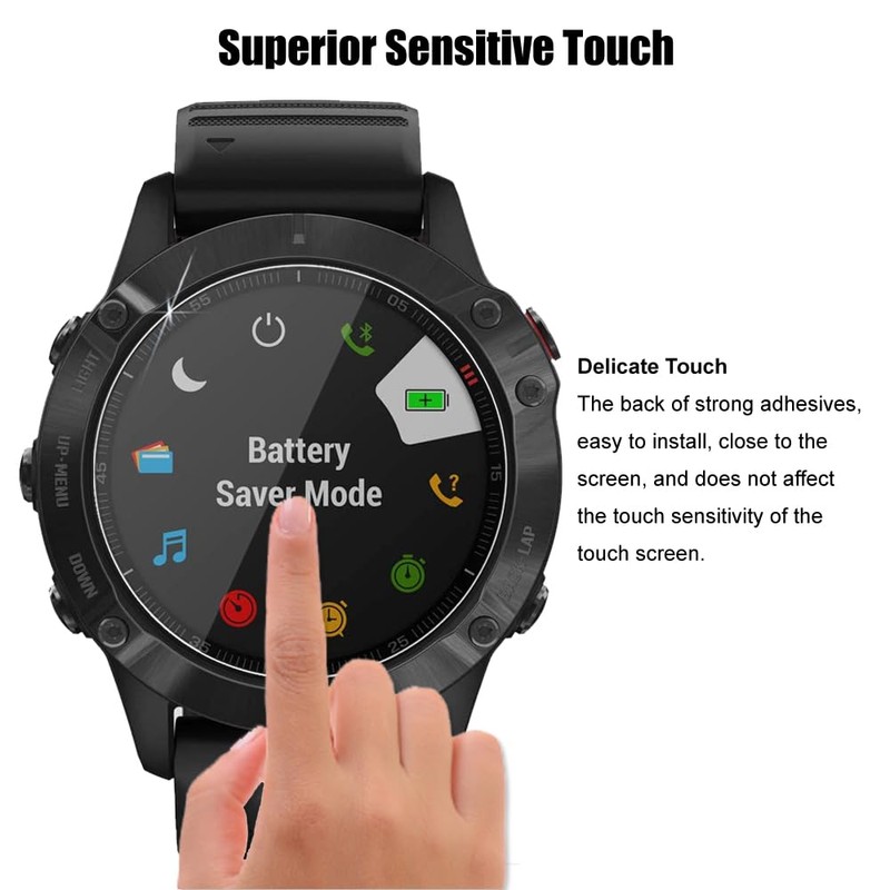 (4 Pack) For Garmin Fenix 6 and Fenix 6 Pro/Fenix