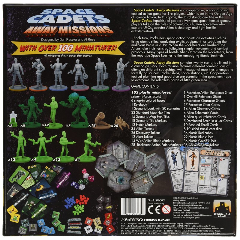 Stronghold Games Space Cadets Away Missions Board Game
