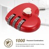 M METERXITY 1-Pack Combination Padlock, Zinc Alloy 3 Digit Password