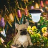 French Bulldog Statue Dog Figurine Resin Ornament Garden Decor Home