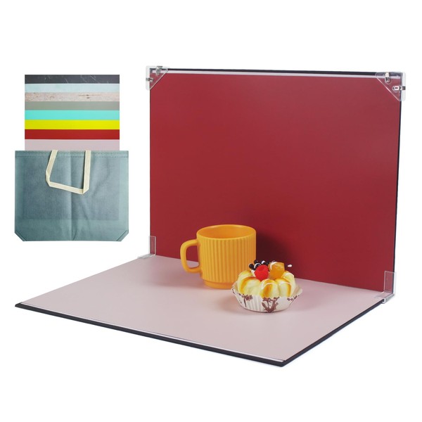 SANKOYO Photo Backdrop Boards, 8 Pcs 16 Patterns Table Top