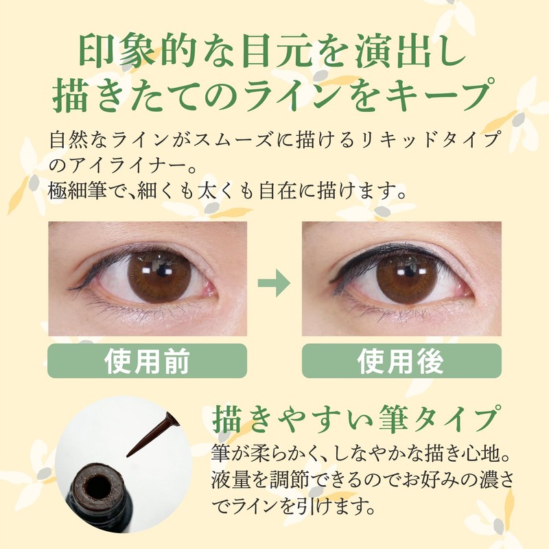 Natural Actor Liquid Eyeliner Eyeliner 11 Black (Liquid Eyeline, Black,