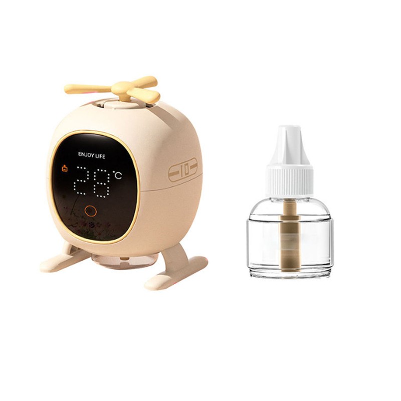 Aroma Diffuser Digital Display Low Noise Rotatable Blade Cute Shape