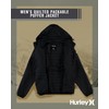 Hurley Men's Jacket - Balsam Lightweight Packable Puffer Coat -