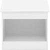 Furinno Peli Top Opening Litter Box Enclosure, Solid White