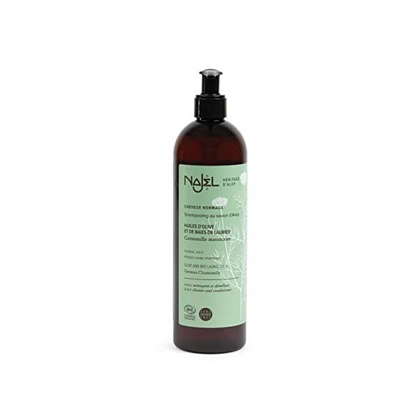 Shampoo Natural Aleppo NAJEL 500 ml Bio Cosmos Organic'