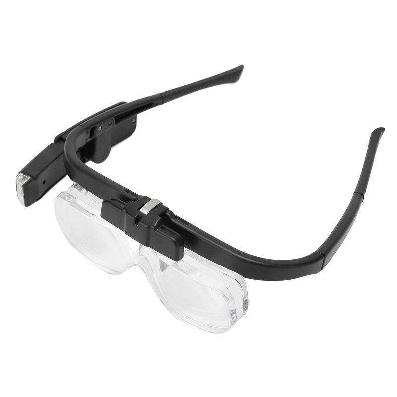 Rechargeable Head Magnifying Glasses with LED Light 2 Detachable Lenses