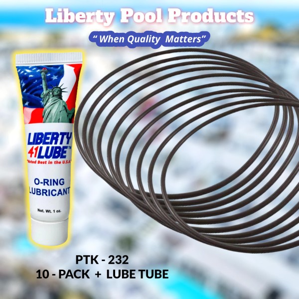 LIBERTY SEALS 9926 Cap O-ring 10-PACK + LUBE PTK-232 Replacement