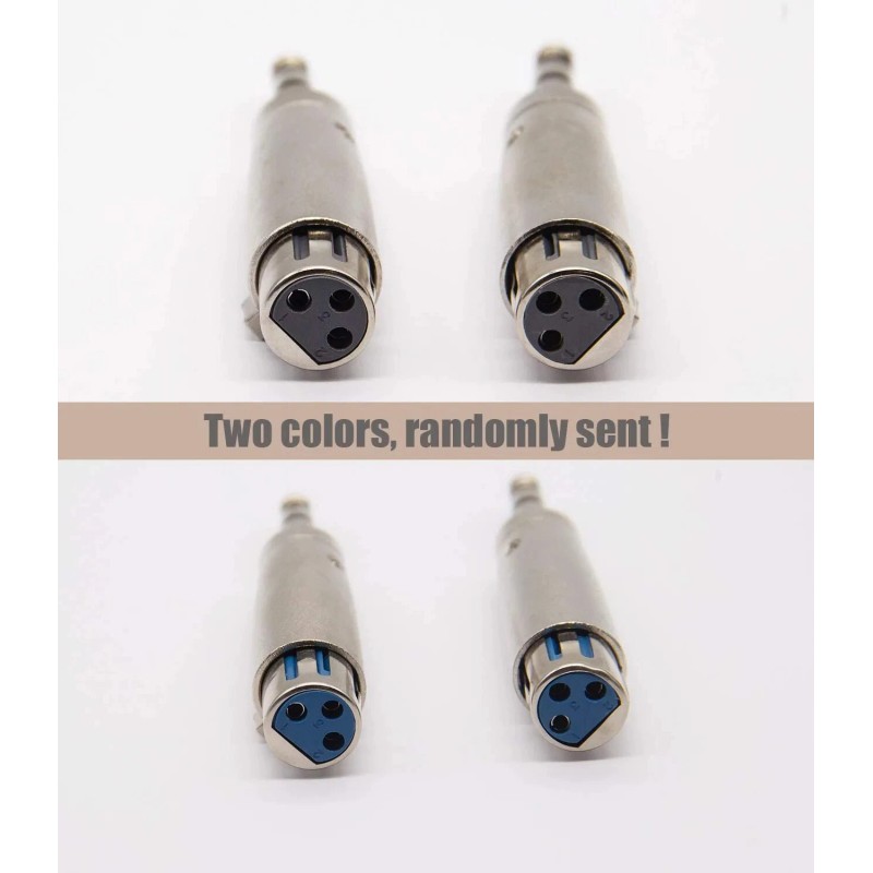 Unbranded 2 Pack 1/4 TRS to XLR Female Adapter Female