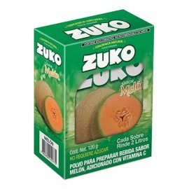 Zuko Polvo Para Bebida Sabor Melón 8 Sobres