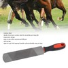 8 Inch Farrier Rasp File with Rubber Handle, Mini Horseshoe