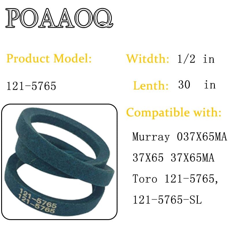 Mower Deck Belt for 121-5765 / Kevlar Cord / 30