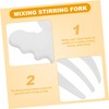 AUTSUPPL Salad Hands: Plastic Salad Serving Tongs Picker Pasta Mixing