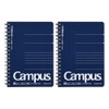 Kokuyo Campus Twin Ring Notebook, Dot Ruled, Cut-Off, A6, Set