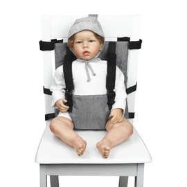 Portable Harness Seat for Baby, Infant High Chair Fixed and FallProof, Essential for Baby Eating Out, Foldable Fast High Chair, Compact and Easy to Use, Adjustable Shoulder Strap Design