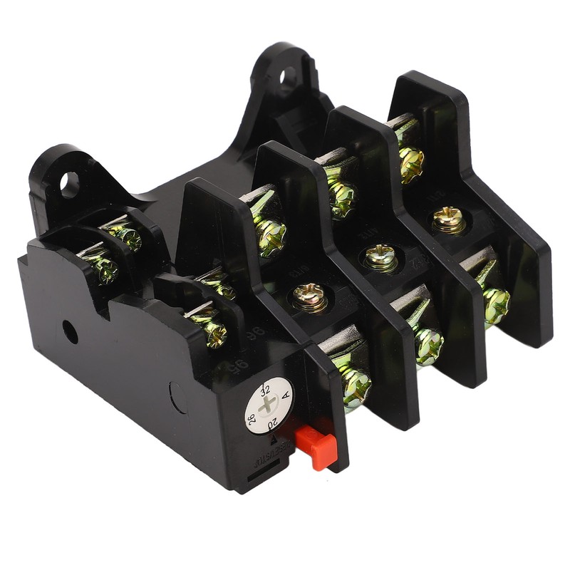 AC400V 20‑32A Thermal Overload Relay Phase Failure Protection Temperature Compensation