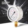 Luqeeg Pressure gauge, oil pressure gauge, 0-400 bar, gas pressure