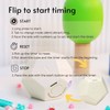 Rotating Pomodoro Timer Rechargeable Productivity Timer,Shower Timer Waterproof,Magnetic Flip Mute,Vibrate