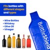 Liquid Spectrum 4 Pack Reusable Wine Protector Travel Bag by