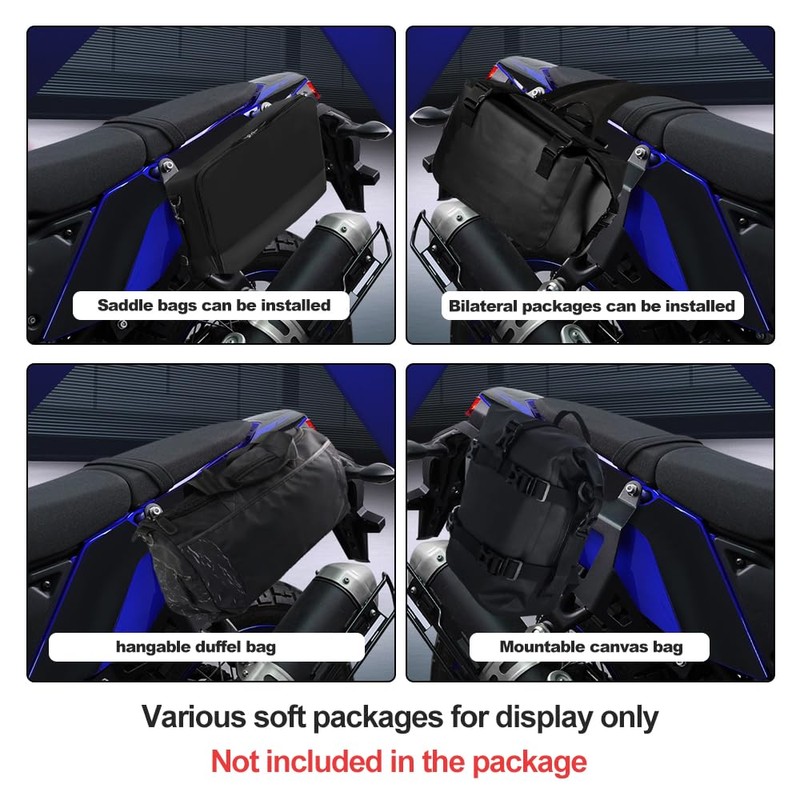 Xitomer Crash Bars Pannier Racks Fit for Tenere 700 XTZ900