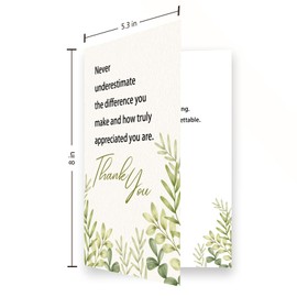 OJsensai Comfort Thank You New Card, Appreciation Card for Coworker Boss Staff Teacher, Thank You Gifts for Men Women Daughter Son Medical Workers