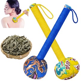 APSWUDR Manual Hammer Massager,Whole Body Massage Hammer,Back Pain Massage Hammer 2P Blue and Yellow…