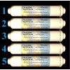 Puroflo (5) Post Inline Carbon GAC Water Filters for Reverse