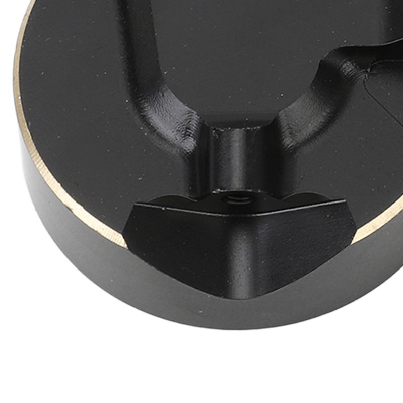 2Pcs RC Steering Knuckles Black Coated Brass Front Steering Knuckles